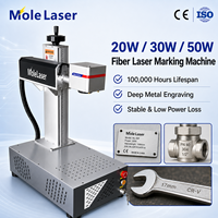 Machine de marquage laser à fibre 20W pour la gravure de bijoux en argent et or, marqueur laser pour métal