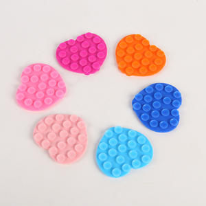 Adesivo em Forma de Coração com Ventosas Dupla Face para Celular, Autoadesivo, Forte Adsorção, Montagem na Parede - Product Image 3