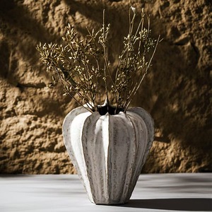 Jarrón de cerámica blanca estilo <span class=keywords><strong>Wabi</strong></span>-Sabi - Product Image 4