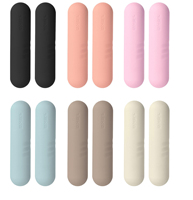 Sansd Haltères de Pilates en silicone pour femmes, Kit d'accessoires de fitness et de yoga