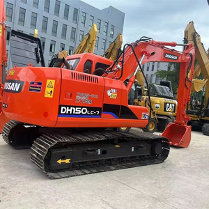 Excavatrice sur chenilles hydraulique d'occasion DOOSAN DH150LC-7 de 14 TONNES, provenant de Chine, modèle DH150, DH225, DH300, grandes excavatrices - Product Image 4