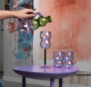 <span class=keywords><strong>Verre</strong></span> à <span class=keywords><strong>vin</strong></span> en forme de gourde confits multicolore, sur mesure, 3 pièces - Product Image 3