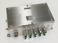 Boîtier électrique antidéflagrant IP66 SS316 Ex Tb IIIC T68 ° Boîtier de jonction C Db DC24V 5A, boîtier de commande industriel CE25.5002X