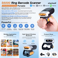 Lecteur de codes-barres laser 2D portable BalckZebra RS6000, déclencheur sans fil 2,4 G, lecteur de codes-barres portable pour supermarché