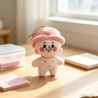 Porte-clés personnalisé en peluche, mini jouet doux, breloque de sac, fabricant OEM ODM pour cadeaux promotionnels d'entreprise