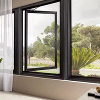 Ventanas y Puertas Corredizas de Aluminio sin Marco con Malla de Acero Inoxidable Certificada, Vidrio Templado Doble