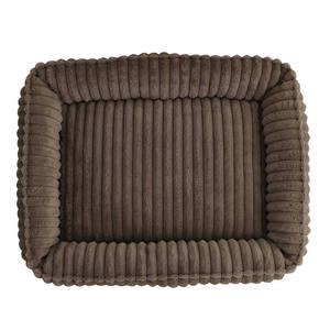 Doe Pet Accessories Comfort Stripes Pet <span class=keywords><strong>Bed</strong></span> Popular Four Seasons Warm Plush Cat Kennel Cama para mascotas con patrón sólido - Product Image 6