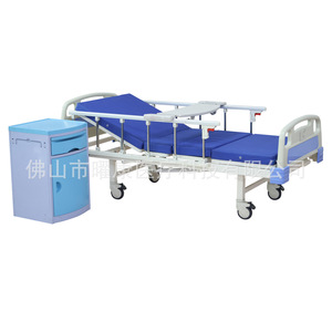 เตียงพยาบาลปรับระดับด้วยมือ ยี่ห้อ Yao Kang รุ่น YK-M202-B พร้อมฟังก์ชั่นโยกสองทิศทาง เตียงโรงพยาบาล เฟอร์นิเจอร์ทางการแพทย์ - Product Image 5