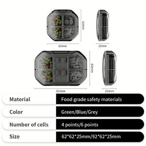 กล่องยาสำหรับธุรกิจกล่องยาจัดระเบียบยาแบบสี่เหลี่ยมสินค้ามาใหม่ - Product Image 2