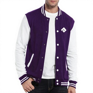 Mode hommes veste d'hiver tissu doux col montant avant élégant Letterman Design imperméable respirant pour Streetwear quotidien - Product Image 1