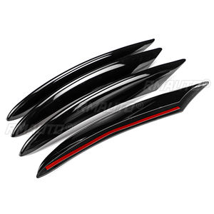 Pour Mercedes Benz Classe C C200 C260 W205 2019 2020 2021 : Lame de pare-chocs avant, séparateur, spoiler, cache de feux de brouillard, grille, autocollant - Product Image 4