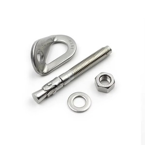 Ancrages d'escalade : Plaque de fixation à boulon M12 en acier inoxydable 304 poli miroir, cheville d'expansion fiable <span class=keywords><strong>pour</strong></span> l'ancrage dans le béton - Product Image 5