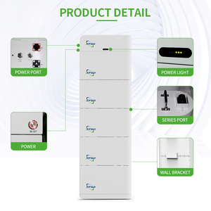 Baterías de iones de litio OEM de alto voltaje Lifepo4 cargador de batería de almacenamiento refrigeración por aire batería solar Deye <span class=keywords><strong>Sungrow</strong></span> 220V 30kwh <span class=keywords><strong>50kw</strong></span> - Product Image 4