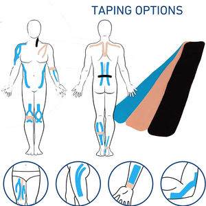 Спортивная эластичная лента для мышц, водонепроницаемая, защита суставов от боли, Спортивная специализированная дышащая лента, Кинезиология 5 см - Product Image 2