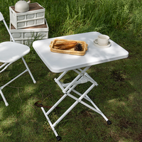 Bureau d'ordinateur pliable de haute qualité et réglable, bjflamingo Portable en plastique pour la maison
