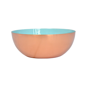 Fruits Bowl with Inside Enamel Finishing Iron Metal with Polished Decor for Dining and <b>Table</b> Decor - Product Image 3