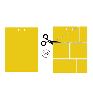 高コスト効果の高い黄色PPシート材料ダブルサイズ効果的なダニ害虫駆除のためのイエローブルー粘着トラップ - Product Image 5