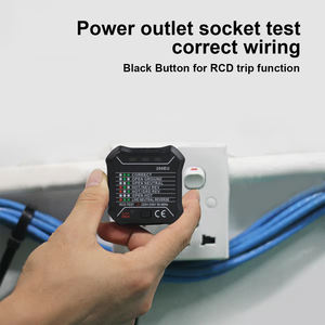 Socket Outlet <strong>Tester</strong> Circuit Polarity Voltage Detector Wall Plug Breaker Finder <strong>RCD</strong> Test 220V~250V ER/UK/US Plug - Product Image 4