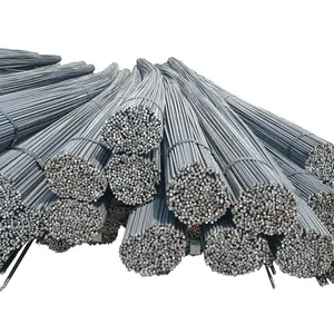 Barre de construction en fer de fabrication chinoise, barres d'acier déformées de 10mm, barres d'armature en acier à vendre