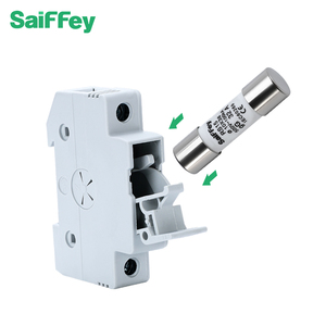 <span class=keywords><strong>Fusible</strong></span> de porcelana de alta Rotura de 10x38mm AC R015 1A-32A Portafusibles de riel Din de 2/32X Fabricante de enlaces de fusibles cilíndricos de 500V - Product Image 5