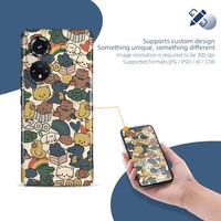 Coques de téléphone vierges pour sublimation 3D pour la série Huawei Honor, transfert thermique, coque de protection mobile en PC rigide mince, film protecteur
