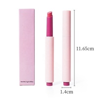 Rouge à lèvres crayon brillant OEM unique avec logo personnalisé, pigment minéral, hydratant, maquillage pour les lèvres