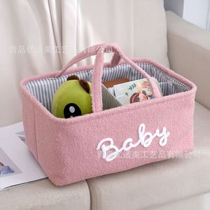 Sac de rangement pour couches, panier de rangement, sac de couches élégant, portable, <span class=keywords><strong>grand</strong></span>, cadeaux de naissance, organisateur de couches - Product Image 2