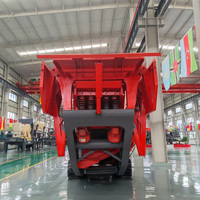 Station de concassage mobile à mâchoires avec commande hydraulique pour une production d'agrégats à haute efficacité et un concassage fiable sur site
