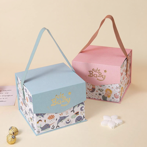 Confezione <span class=keywords><strong>regalo</strong></span> <span class=keywords><strong>di</strong></span> compleanno per bambini bambino <span class=keywords><strong>un</strong></span> mese <span class=keywords><strong>un</strong></span> <span class=keywords><strong>anno</strong></span> <span class=keywords><strong>di</strong></span> personalizzazione della scatola <span class=keywords><strong>di</strong></span> caramelle nuziali - Product Image 4