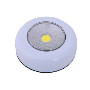 COB LED <strong>Push</strong> <strong>Light</strong> COB Wireless Night <strong>Light</strong> With Switch for Cabinet, Cupboard, Bathroom, Door <strong>Light</strong> 3*AAA Battery - Product Image 2