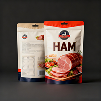 Sachet de cuisson personnalisé en aluminium haute barrière pour dinde, sachet d'épices, emballage pour bœuf séché, sachet pour jambon