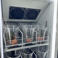 Congélateur vertical à porte simple en acier inoxydable 300L, congélateur profond commercial et domestique, refroidissement rapide, compresseur Tecumseh