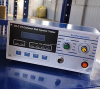 Probador de Inyectores Common Rail Multifunción Diésel CR C, Máquina de Prueba de Boquillas con Caja de Prueba de Accionamiento y Detector