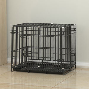 Fabricant en gros de cages pour animaux de compagnie en métal à motif solide, cages pour chats et chiens, personnalisation, cages de transport pour animaux de compagnie, grande <span class=keywords><strong>cage</strong></span> - Product Image 5