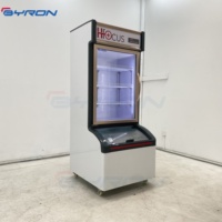 Congélateur vertical commercial Byron pour magasin de proximité, congélateur mère et enfant, réfrigération verticale