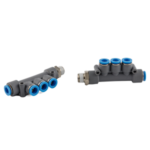 Conectores rápidos de ajuste de empuje de aire neumático de alta calidad, conector de liberación rápida de ajuste neumático, accesorio de manguera de aire de empuje de PU - Product Image 1