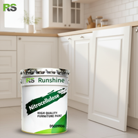 Revêtement liquide en polyuréthane écologique Runshine de qualité supérieure, transparent, haute brillance, durable, peinture pour meubles en bois, laque