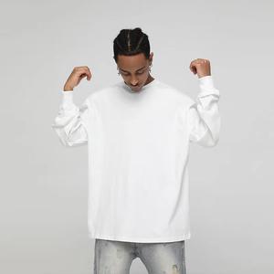 T-shirt à manches longues 100% coton personnalisé de haute qualité pour logo personnalisé T-shirt pour hommes - Product Image 2