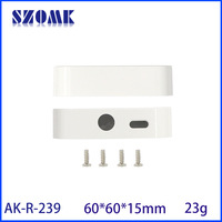 60*60*15mm Passerelle WiFi Hub sans fil IOT Boîtier électrique en plastique pour ZigBee Stable Smart APP Télécommande Capteur infrarouge