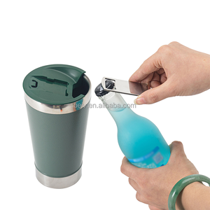 Tazza da Viaggio Personalizzata 16Oz a Doppia Parete Termica per Caffè Birra in Acciaio Inox Bottiglia <span class=keywords><strong>e</strong></span> Tazza Termica - Product Image 3