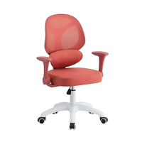 Chaise de bureau ergonomique en tissu respirant avec dossier en maille, idéale pour les longues sessions de travail et les réunions