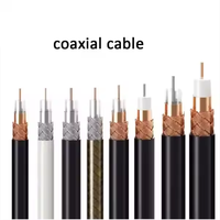Cable Coaxial RG6 RG59 de 75 Ohmios, Cobre CCA, Blindado con Cubierta de PVC para CCTV, CATV, Antena, Señal de TV