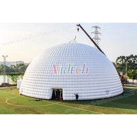 Dôme gonflable géant d'igloo de 30m tente d'igloo gonflable étanche à l'air dôme gonflable de hangar dôme d'air gonflable à vendre