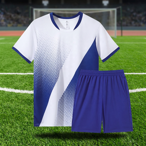 Nuevos Uniformes <span class=keywords><strong>de</strong></span> Fútbol Retro para Hombre, Conjunto <span class=keywords><strong>de</strong></span> Entrenamiento <span class=keywords><strong>de</strong></span> Fútbol para Niños, Camiseta <span class=keywords><strong>de</strong></span> Fútbol <span class=keywords><strong>Azul</strong></span> y Blanca, Chaqueta Deportiva, Camiseta <span class=keywords><strong>de</strong></span> Fútbol Retro - Product Image 1