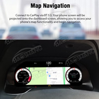 Nuevo Panel de Instrumentos Digital Baoshang 12.3 para Toyota Tundra 2015-2019, Velocímetro - Reequipamiento/Actualización