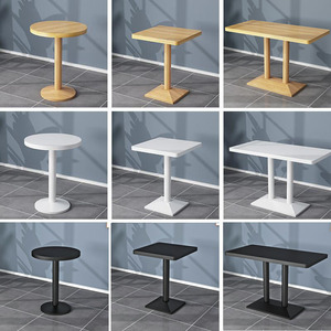 Tavolo da Pranzo Moderno Minimalista per <span class=keywords><strong>Ristoranti</strong></span>, Rotondo/Quadrato, per Negozi di Hamburger, Caffetterie e Gelaterie, Prezzo di Fabbrica - Product Image 3