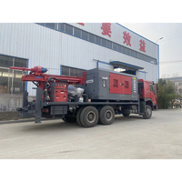 Plateforme de forage de puits d'eau montée sur camion d'Inde, équipement de forage monté sur camion