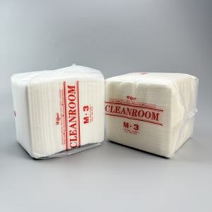 Salviette Industriali <span class=keywords><strong>M</strong></span>-3 per Camera Bianca in Viscosa Bemcot Non Tessuto Senza Pelucchi M3 Salviette per Pulizia - Product Image 5