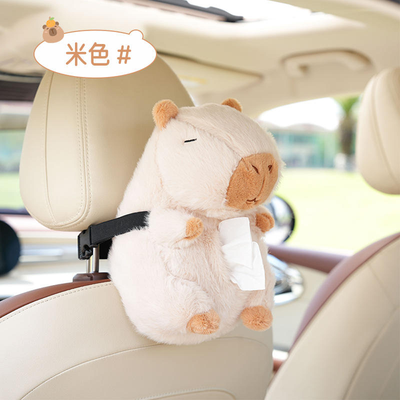 Caja de pañuelos Capibala beige