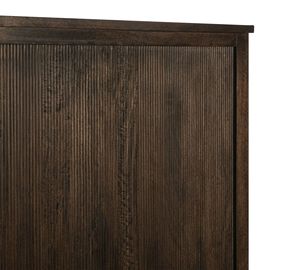 Cadre de lit moderne minimaliste en bois massif, taille King ou Queen, lit plateforme personnalisé pour chambre principale, mobilier d'hôtel, villa, maison - Product Image 6